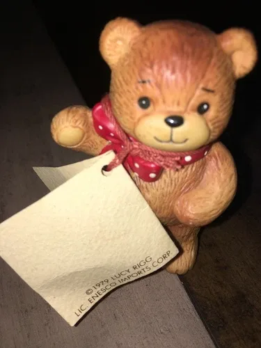Enesco Lucy and Me Porcelain Bear with Original Tag Intact image indicator(4)