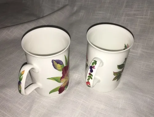 Roy Kirkham Fine Bone China England -2 Coffee Mugs