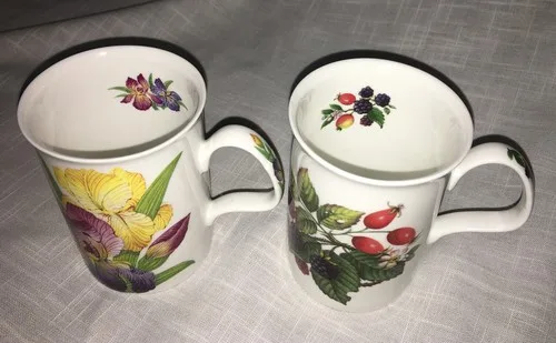 Roy Kirkham Fine Bone China England -2 Coffee Mugs image indicator(2)