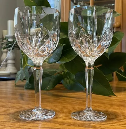 Waterford Crystal Classic Marquis Large Wine Glass/Goblets SET O image indicator(6)