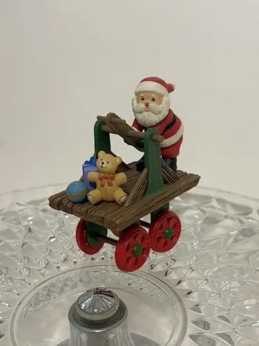 Hallmark 1983 Santa Express Coal Trolley Ornament