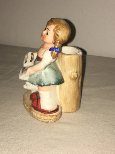 Made In Occupied Japan - Planter - Little Girl Singing With Her image indicator(3)