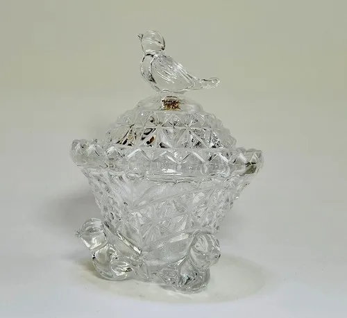 Vintage Crystal Hofbauer “Byrdes” Trinket Dish