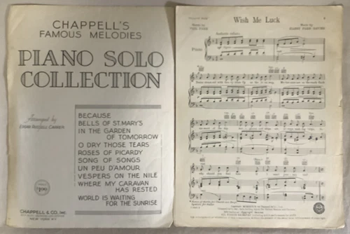 Shipyard Sally Sheet Music ‘Wish Me Luck’ By Phil Park - photo 2
