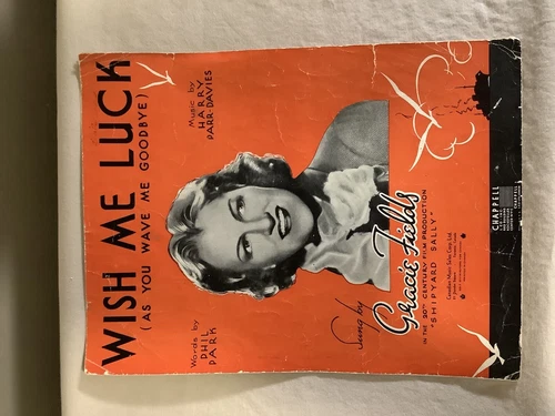 Shipyard Sally Sheet Music ‘Wish Me Luck’ By Phil Park - photo 5