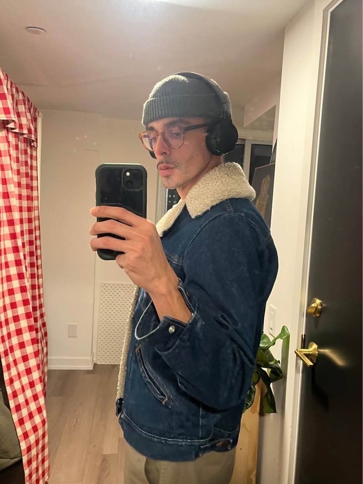 Vintage Wrangler denim jacket faux Sherpa lining - photo 2