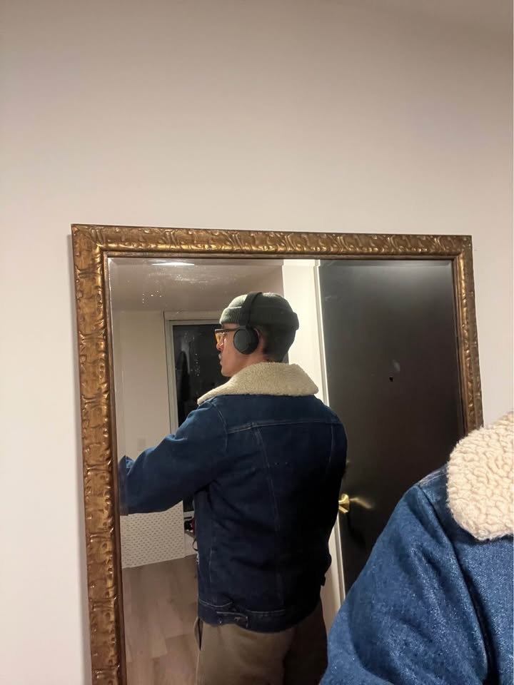 Vintage Wrangler denim jacket faux Sherpa lining - photo 3