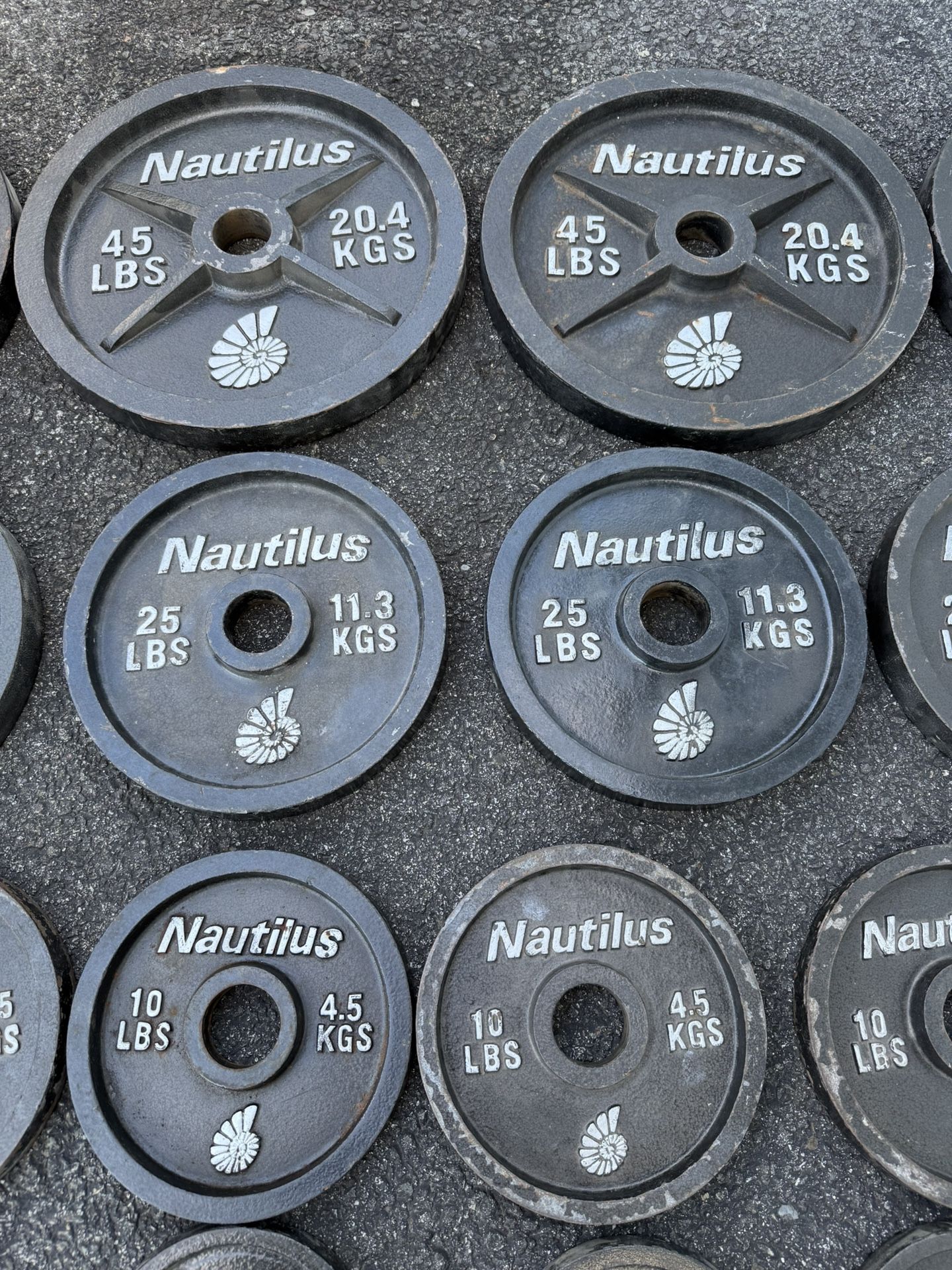 Nautilus Deep Dish Olympic Weight Plates - photo 2