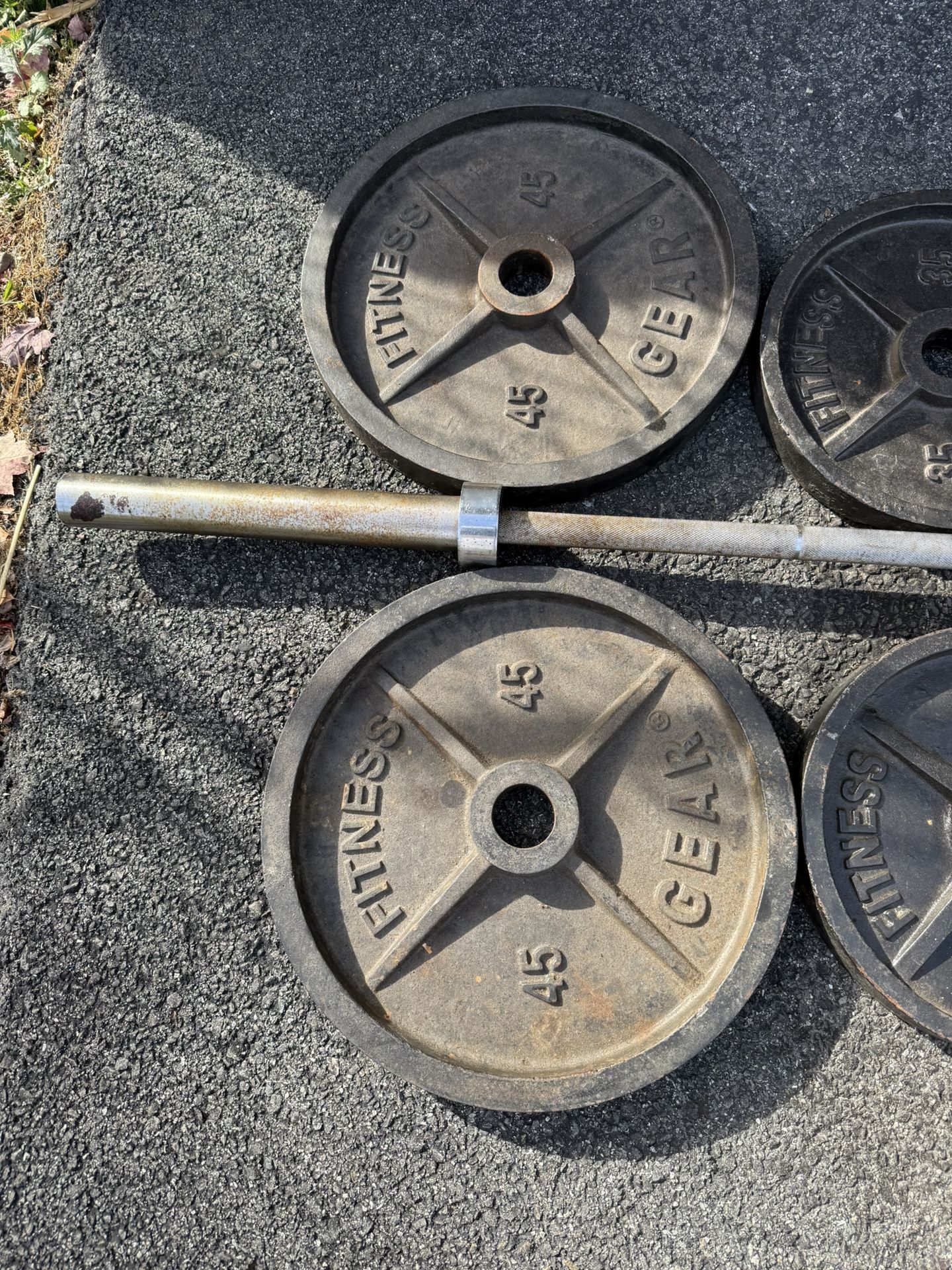 Olympic Barbell & Weight Plate Set - photo 2