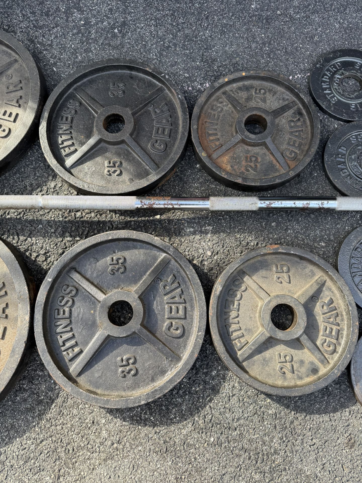 Olympic Barbell & Weight Plate Set - photo 3