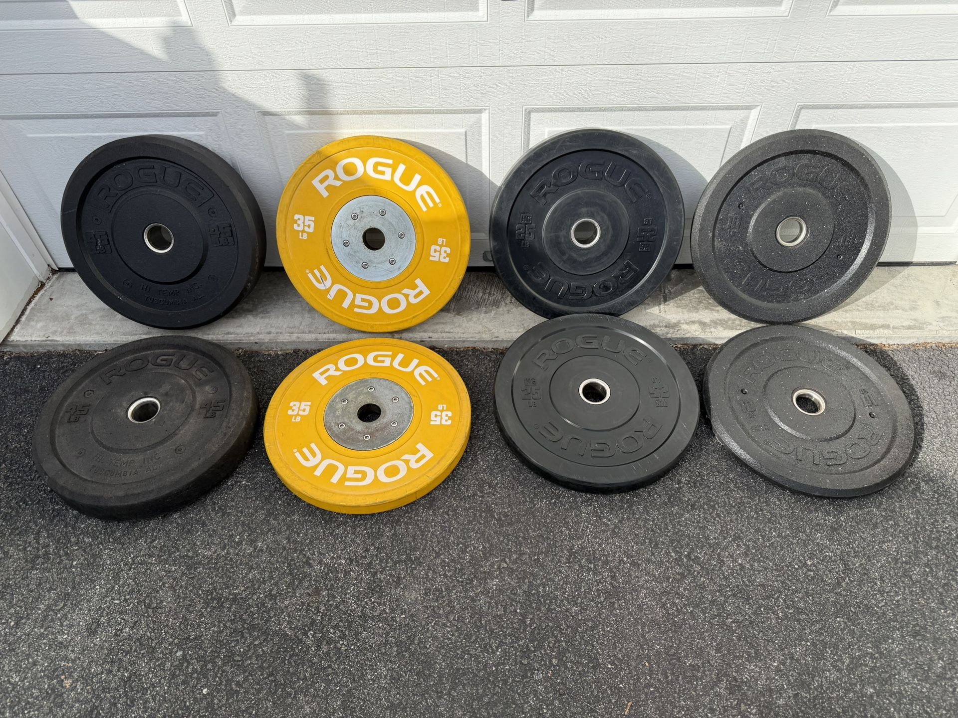 Rogue Fitness Olympic Bumper Plate Set
