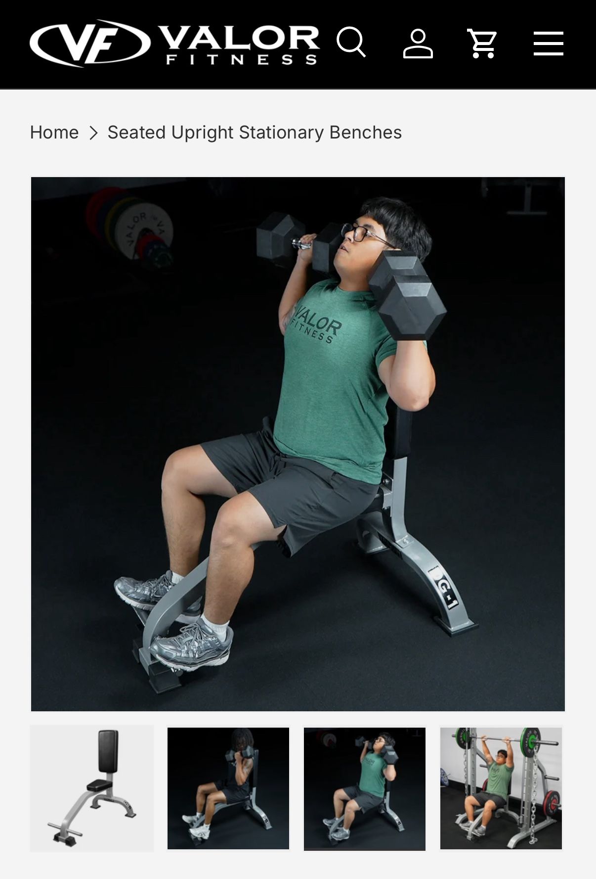 Valor Fitness Utility Gym Weight Bench Seat - photo 2