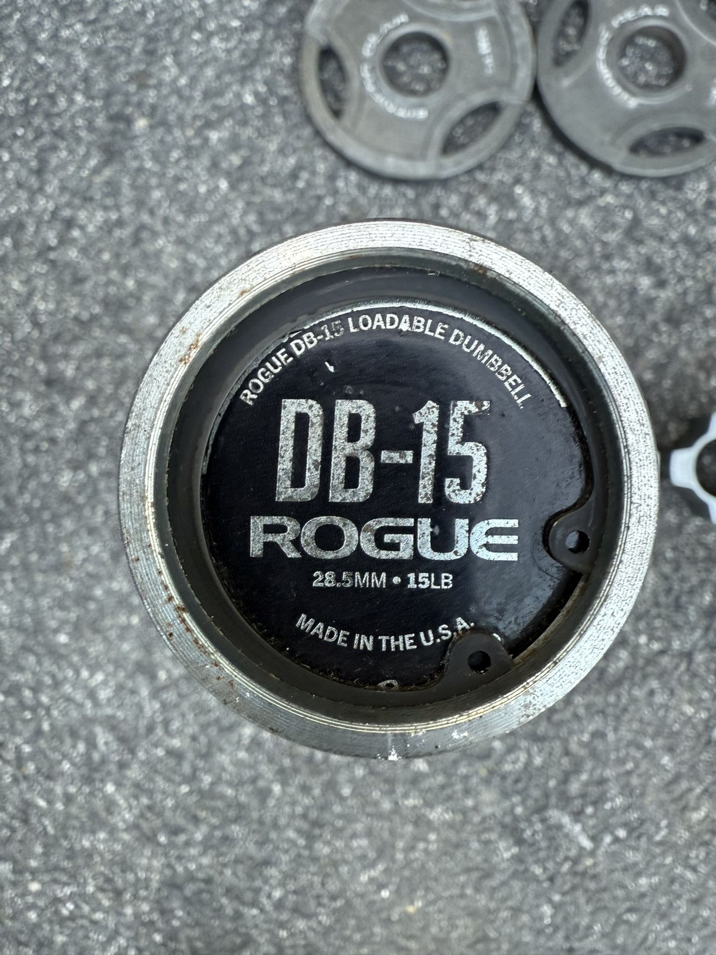 Rogue Fitness Dumbbell Handle & Collars & Weight Plates - photo 3