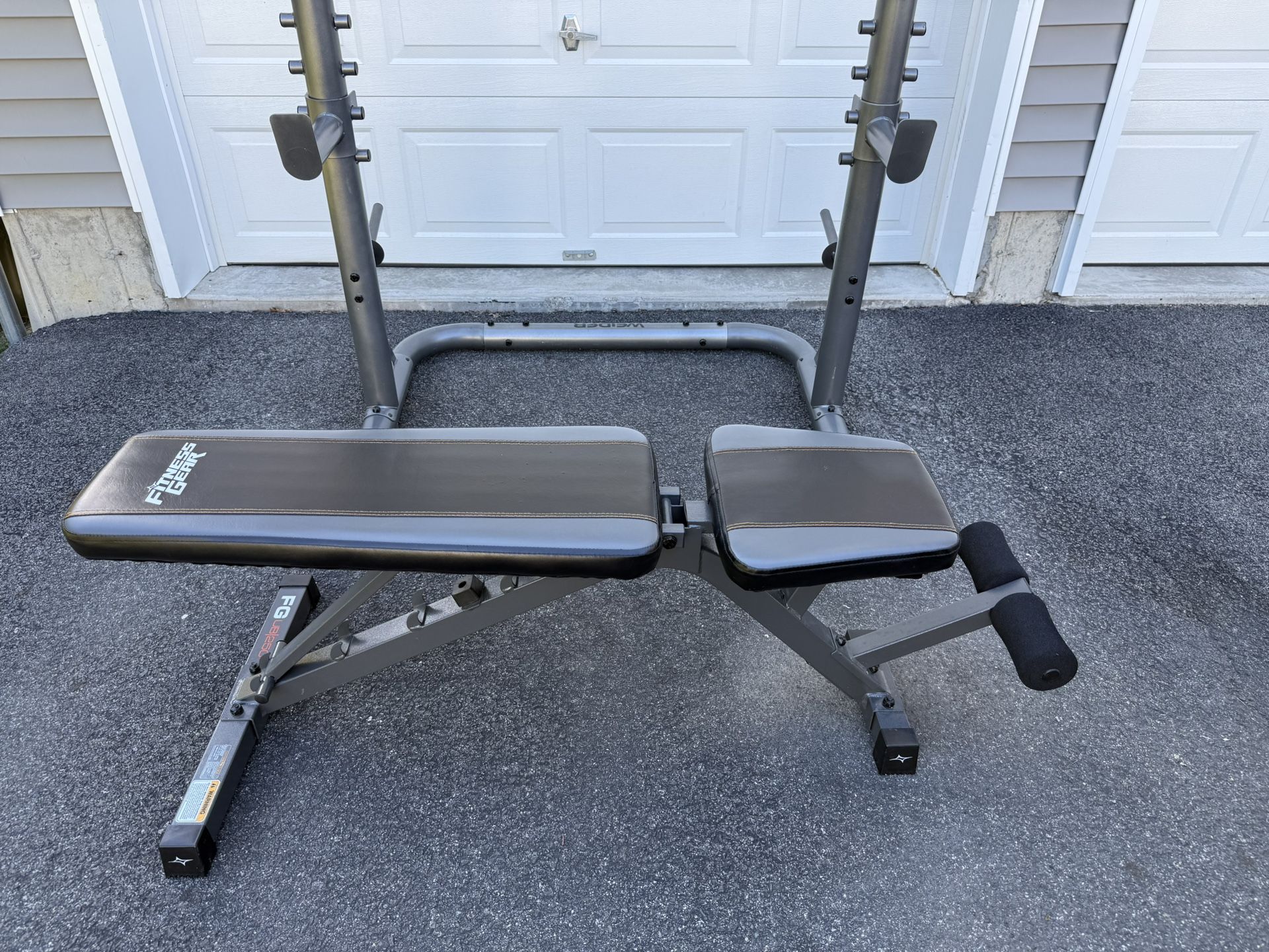 Adjustable Squat And Bench Press Rack With Adjustable Bench - photo 4