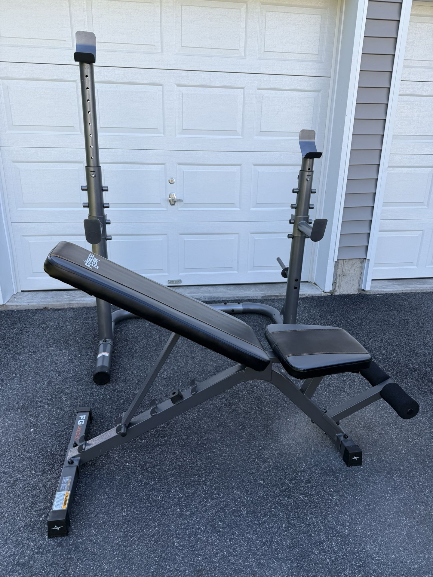Adjustable Squat And Bench Press Rack With Adjustable Bench - photo 5