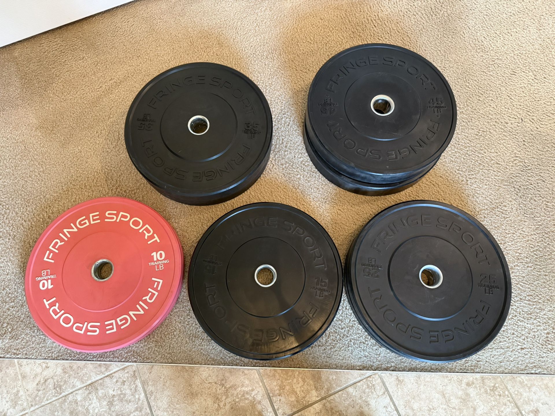 Fringe Sport Olympic Bumper Plates Set - photo 2