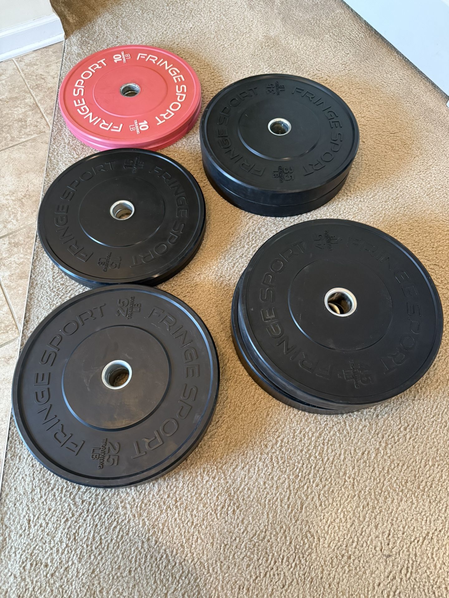 Fringe Sport Olympic Bumper Plates Set - photo 3