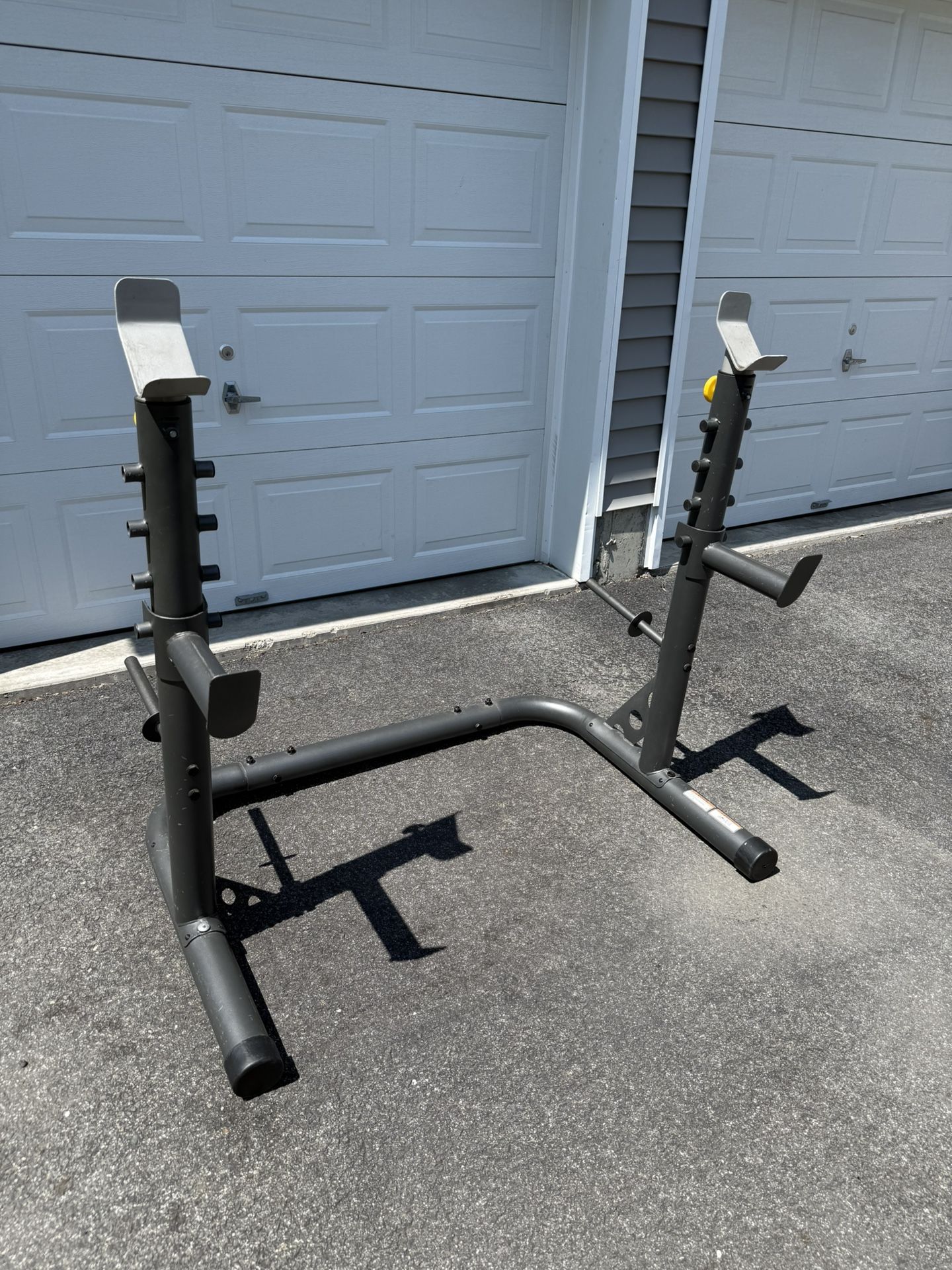 Adjustable Squat & Bench Press Rack WITH Spotter Arms - photo 4