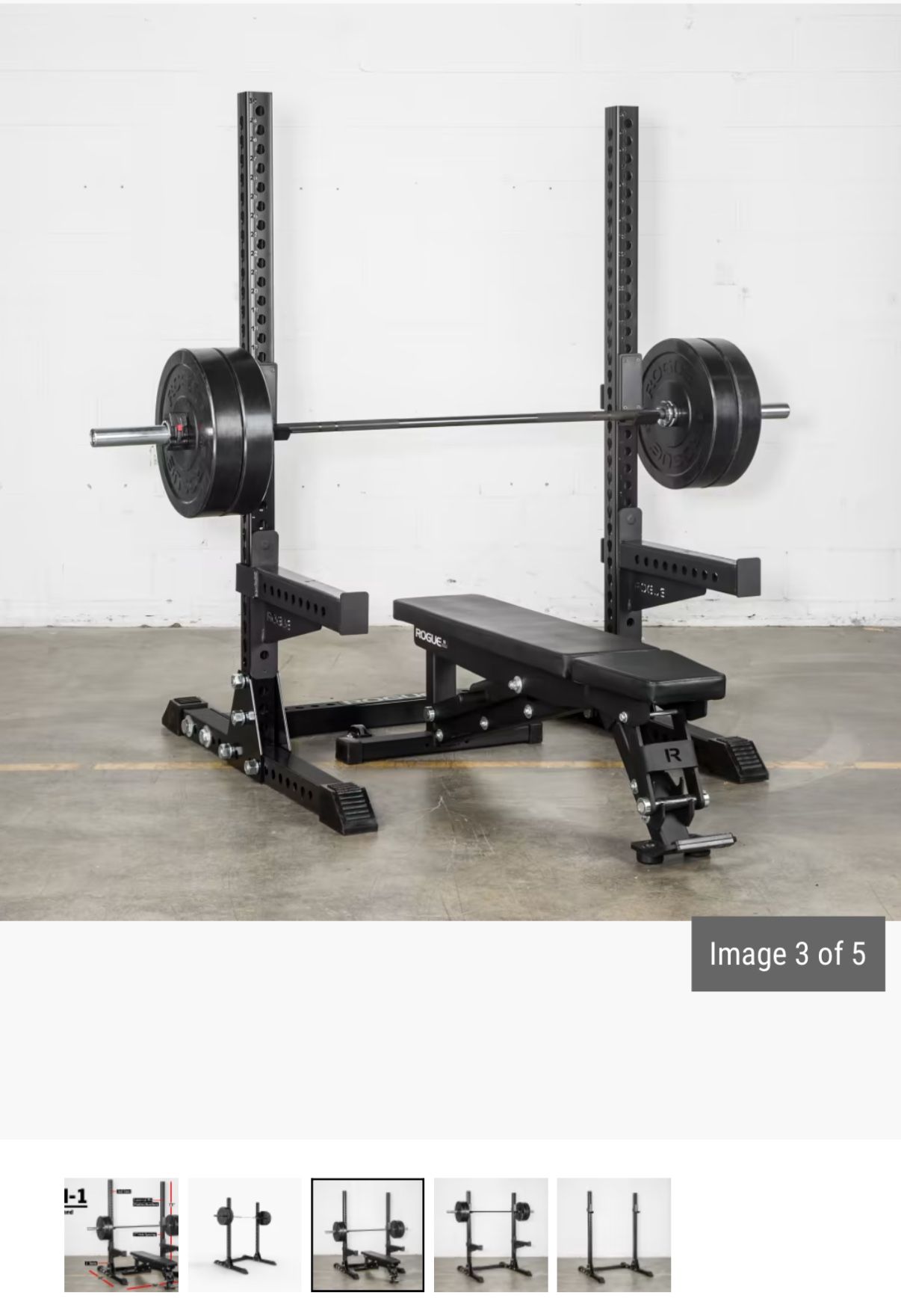 Rogue Fitness Monster Squat Stand WITH Safety Spotter Arms - photo 4