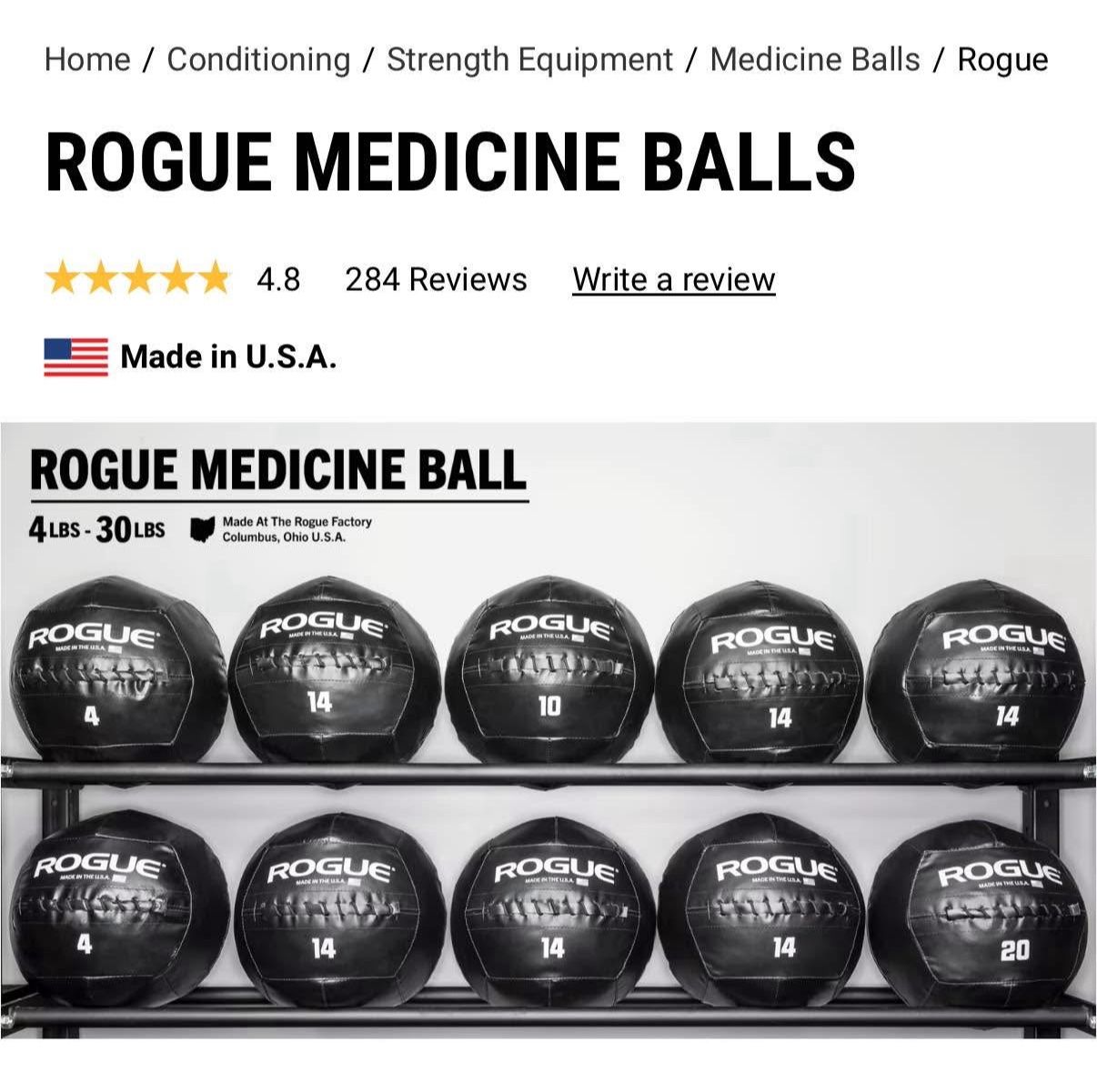 Rogue Fitness Wall Ball/ Medicine Ball Set 🚨CrossFit 🚨 - photo 3