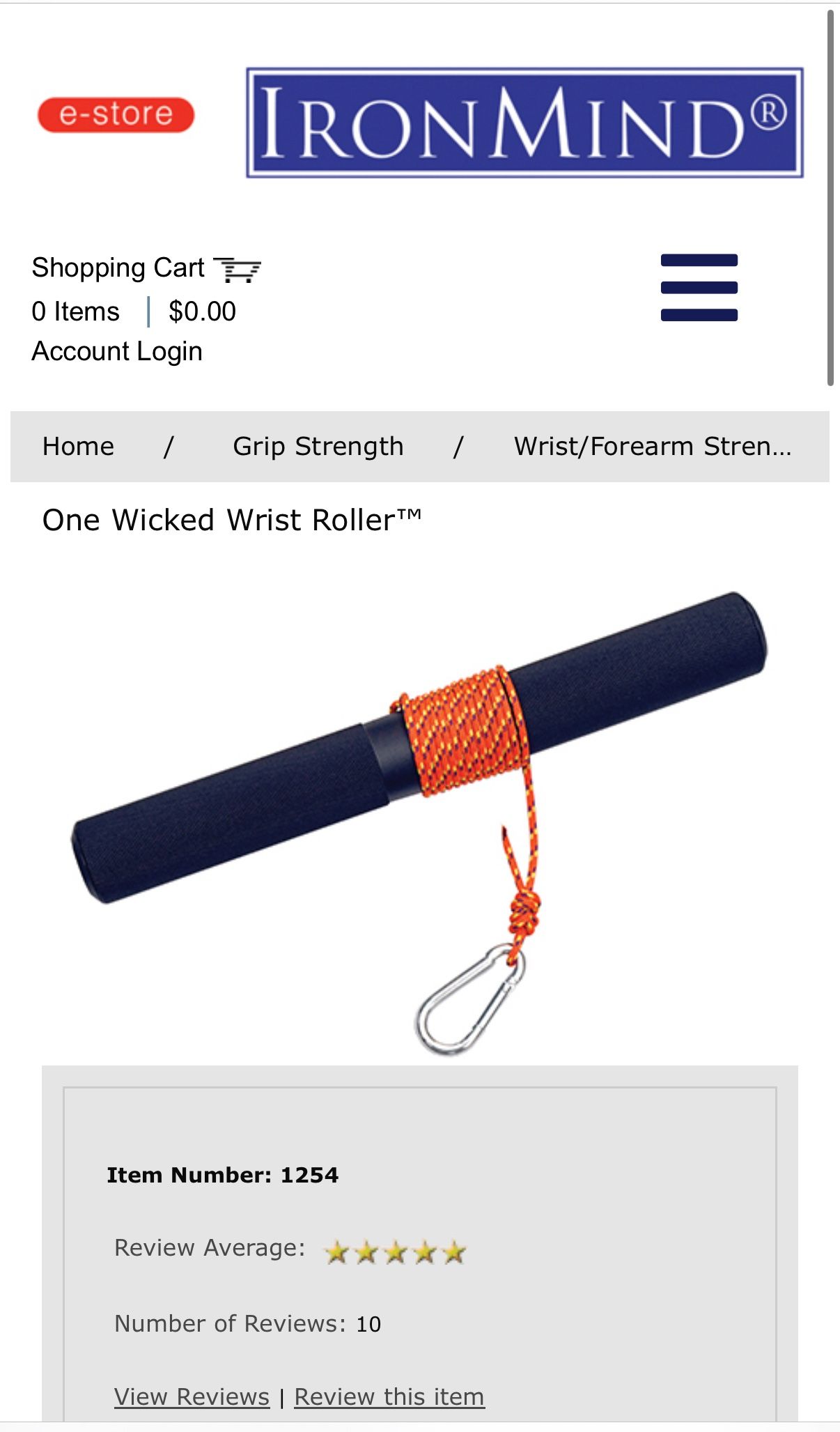 IronMind Wrist Roller Forearm & Grip Trainer - photo 2