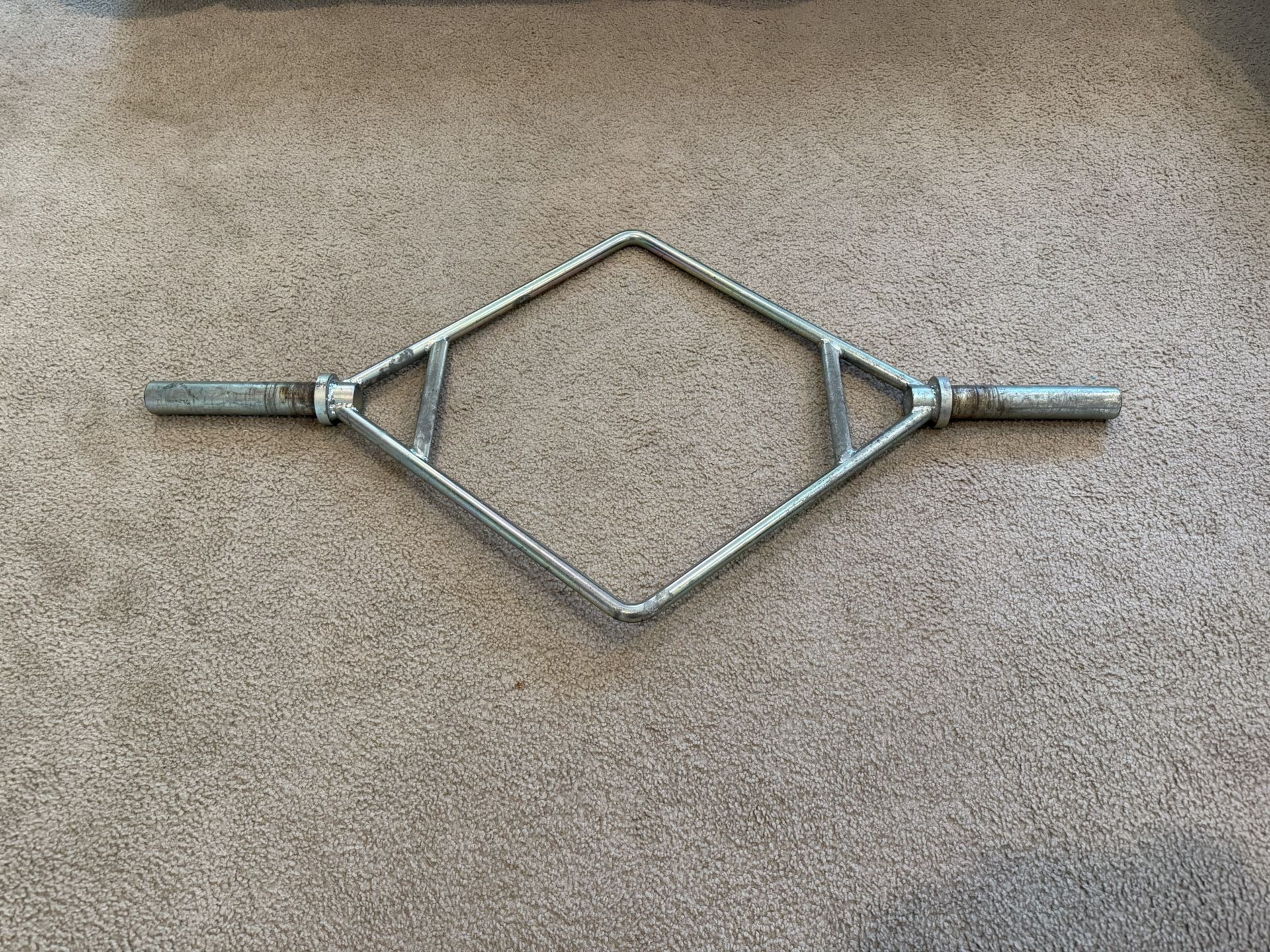 Diamond Hex Trap Shrug Deadlift Olympic Barbell - photo 2