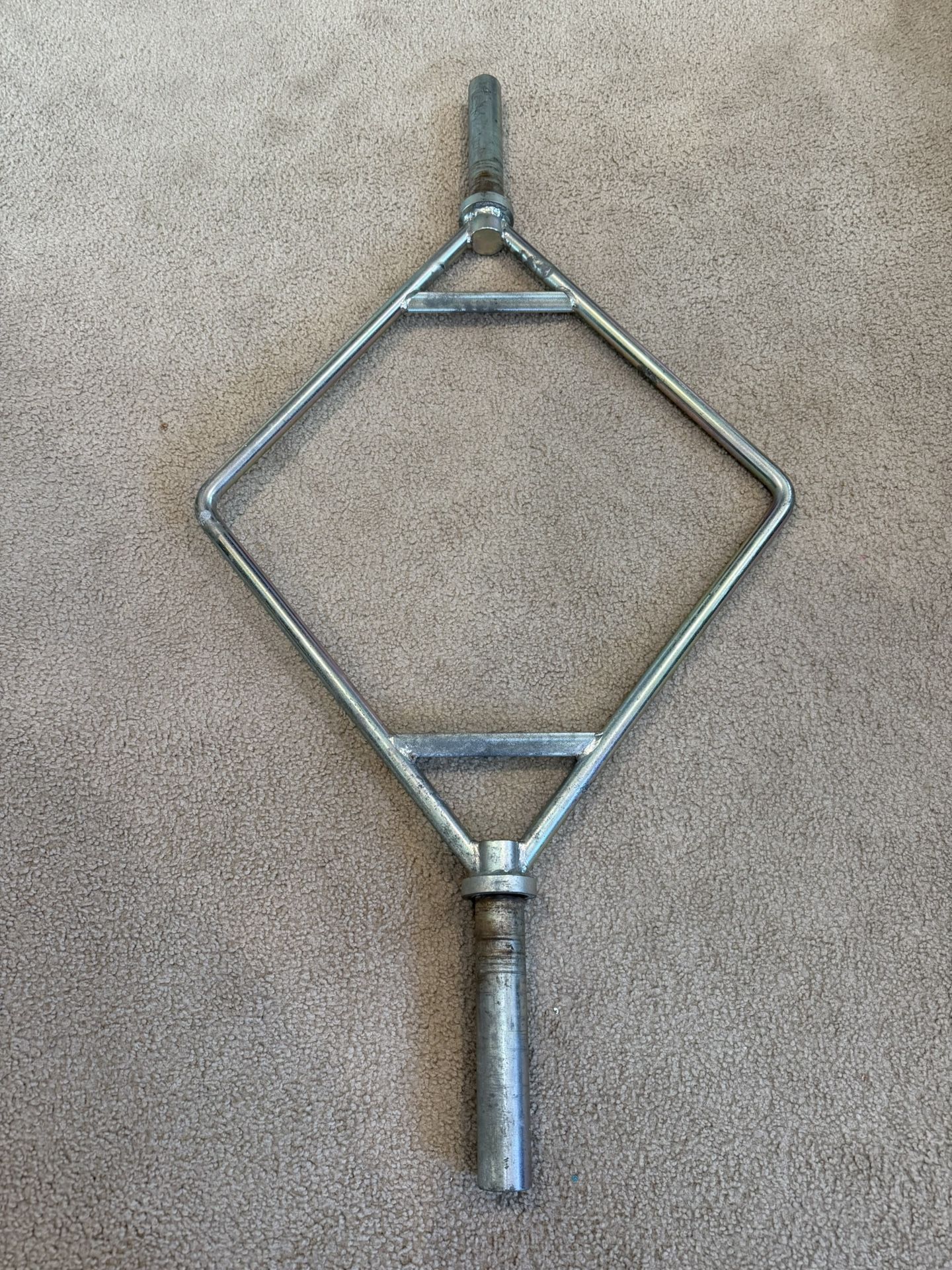 Diamond Hex Trap Shrug Deadlift Olympic Barbell - photo 3