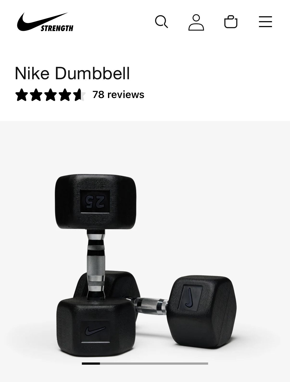 Nike Rubber Urethane Dumbbells Set - photo 2