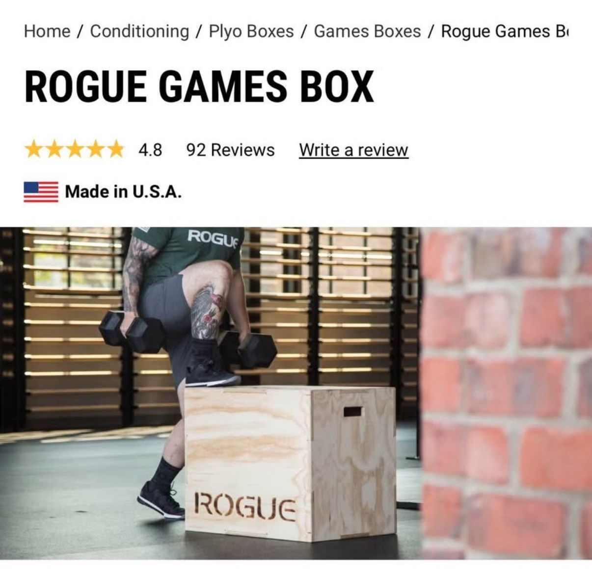 Rogue Fitness 3-in-1 Plyo Box #2 - photo 2