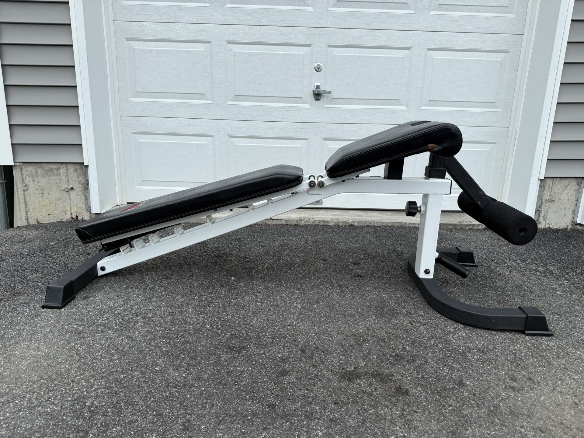 York Barbell Adjustable Gym Weight Bench With Wheels - photo 3
