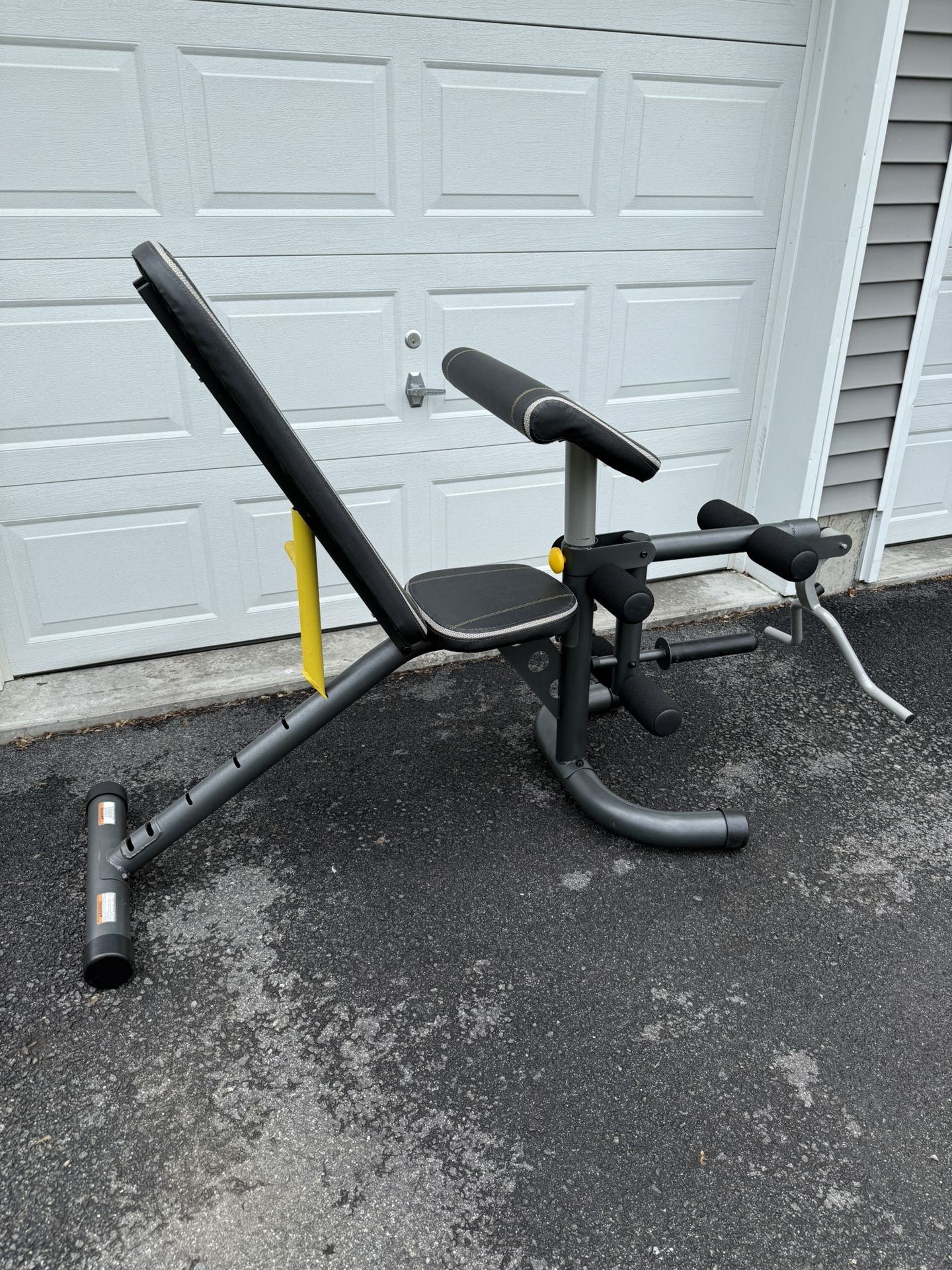 Adjustable Weight Bench FID With Leg Machine & Preacher Curl GYM - photo 5