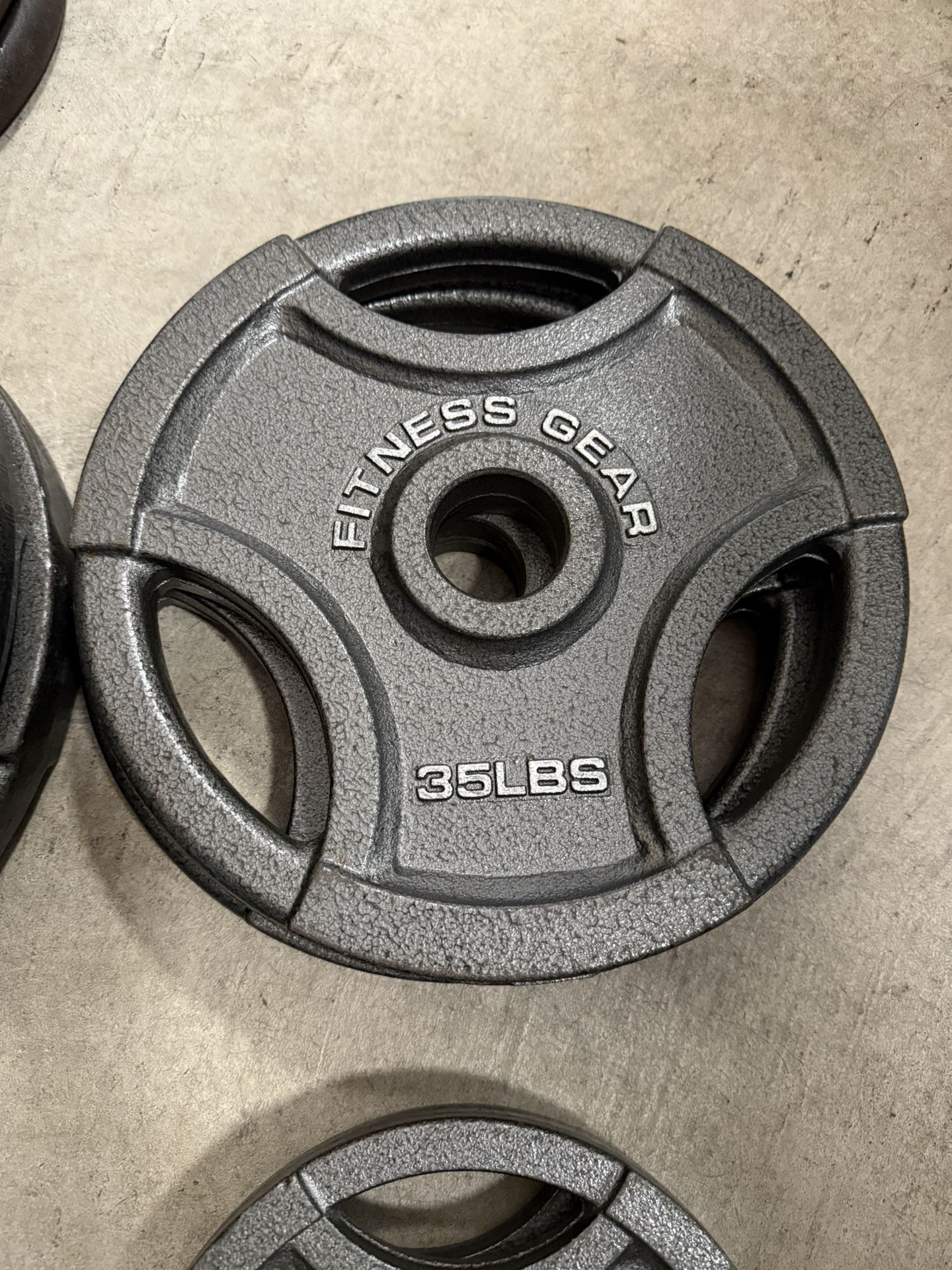 New Full Olympic Weight Plate Set - photo 3