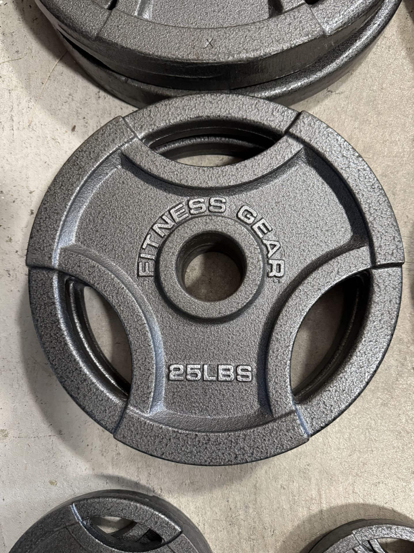 New Full Olympic Weight Plate Set - photo 4