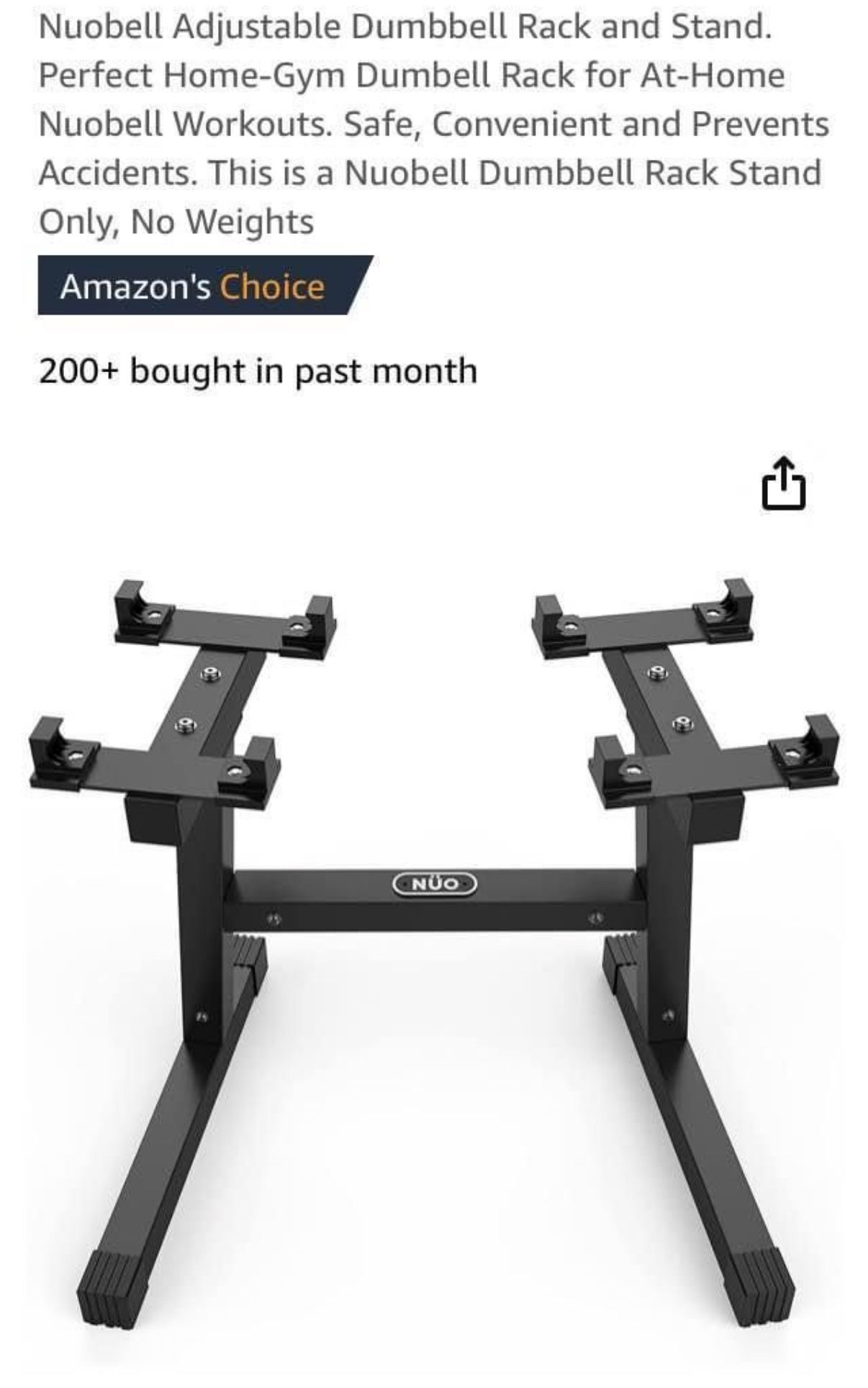 NUOBELL Adjustable Dumbbell STAND - photo 2