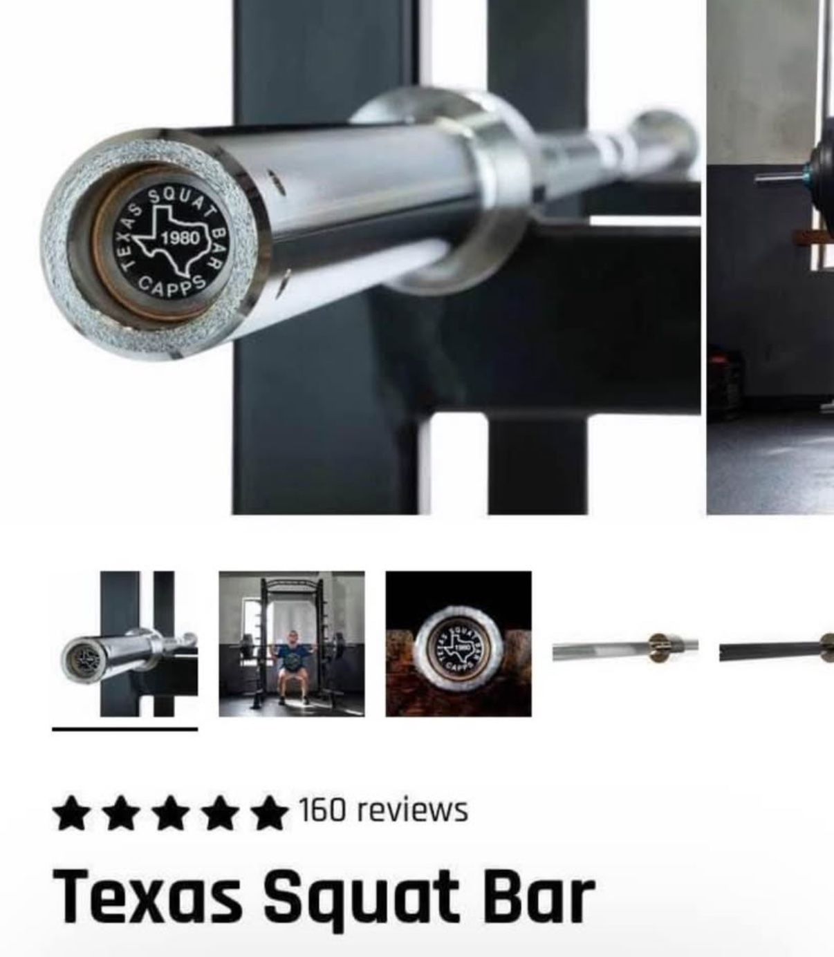 Texas SQUAT Barbell - photo 3