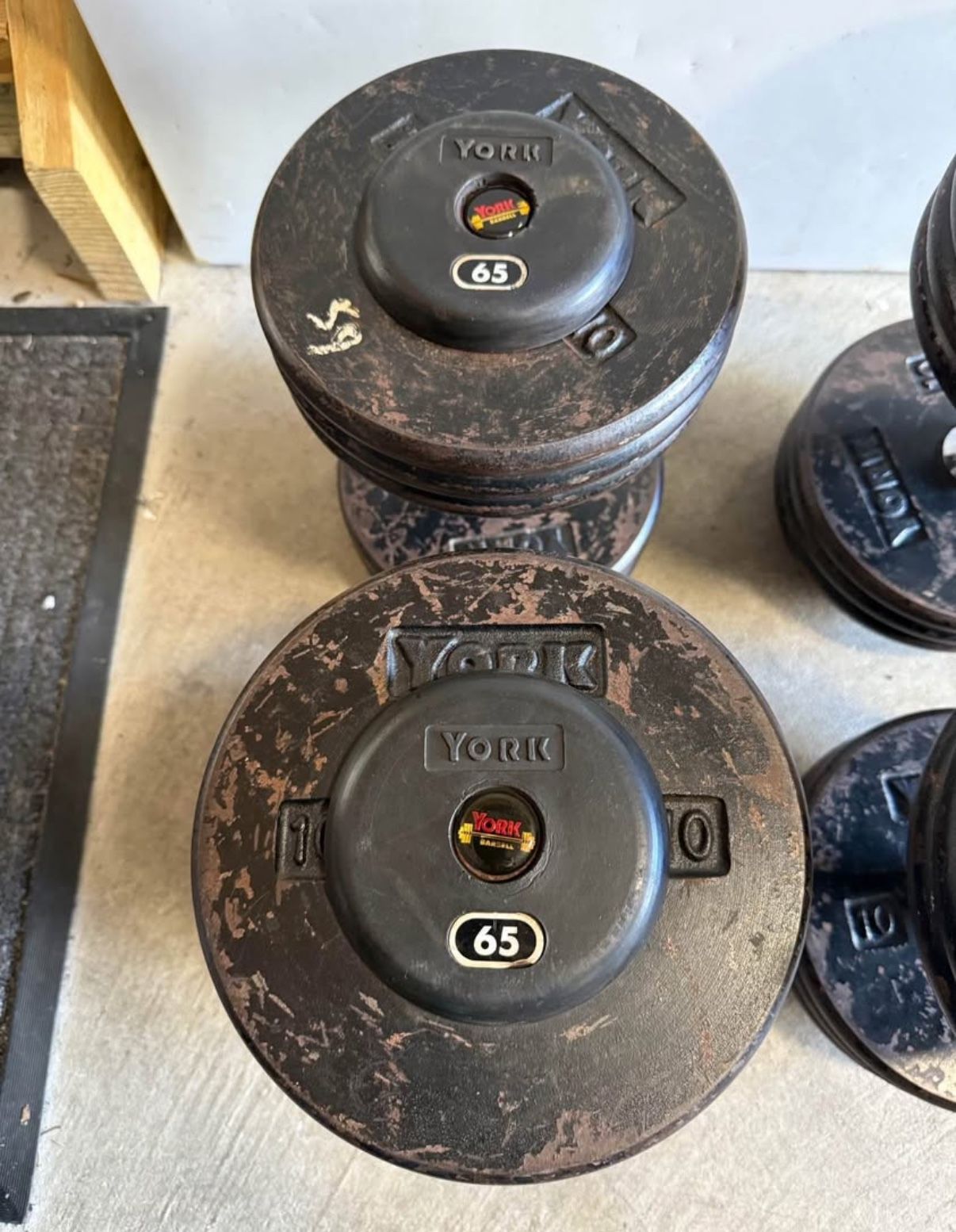 York Barbell Pro Style Dumbbells 65s & 75s - photo 5