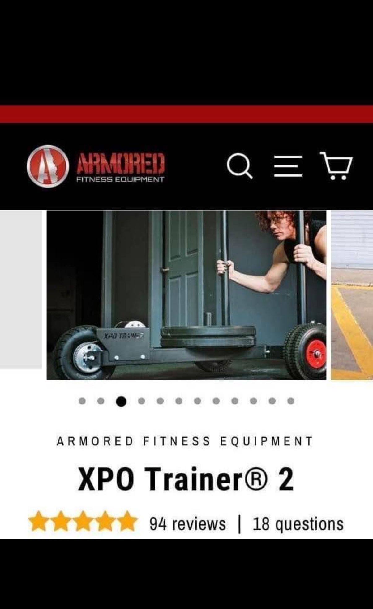 XPO Gym Push Sled Trainer - photo 4