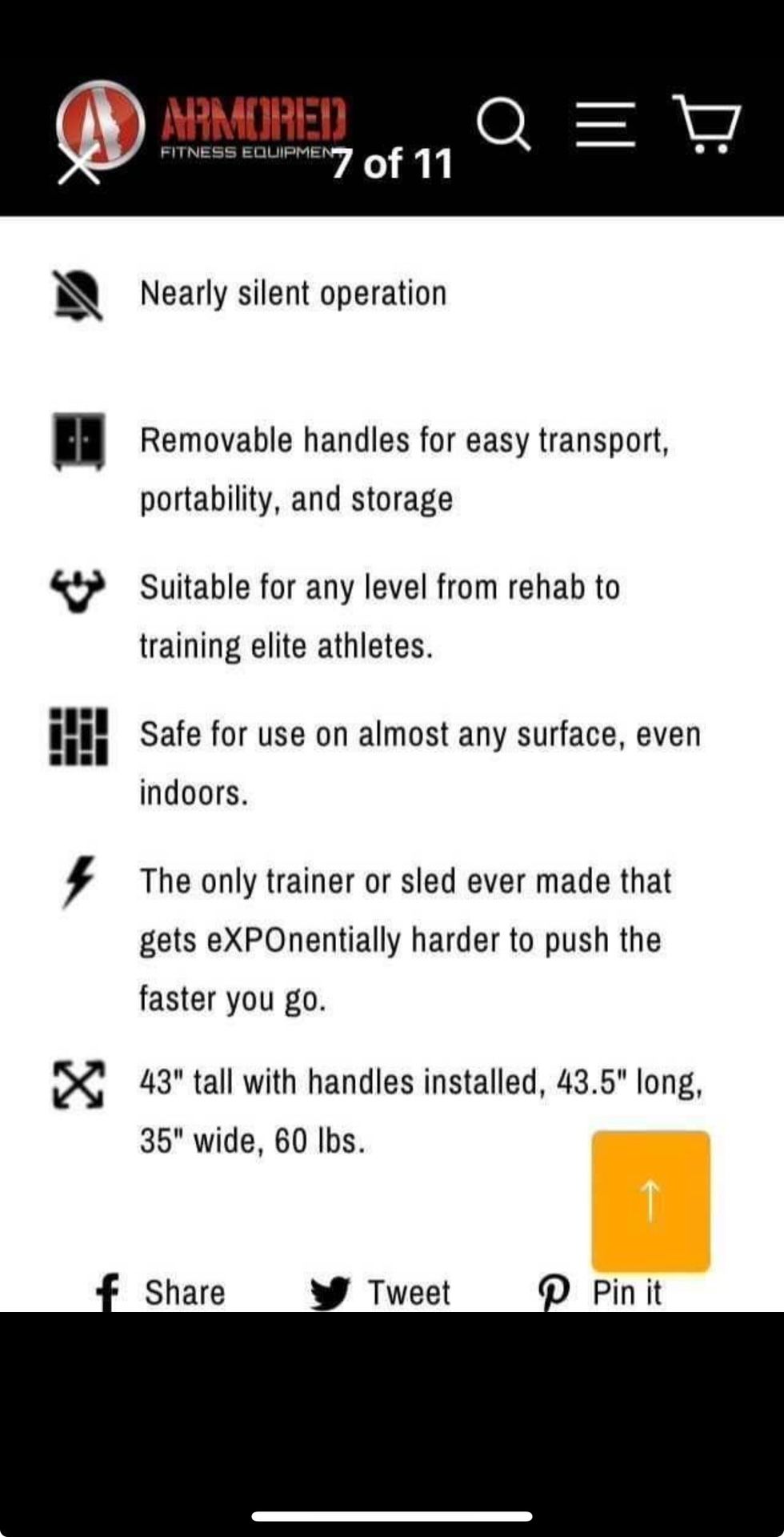 XPO Gym Push Sled Trainer - photo 5