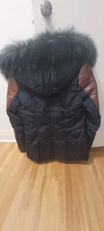 Real fur and down winter coat image indicator(2)