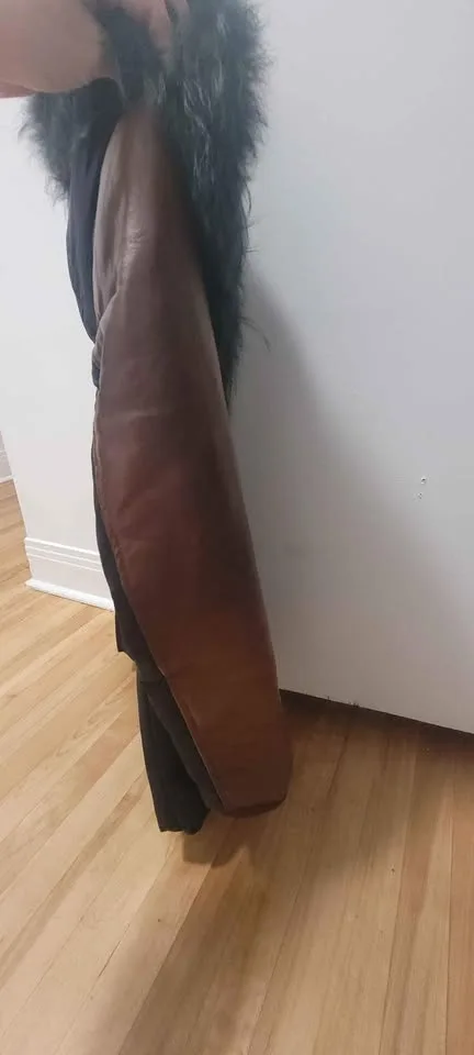 Real fur and down winter coat image indicator(3)