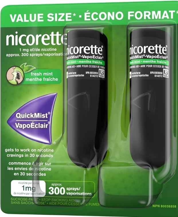 Nicorette Quickmist 1mg x 2 Pack - photo 3