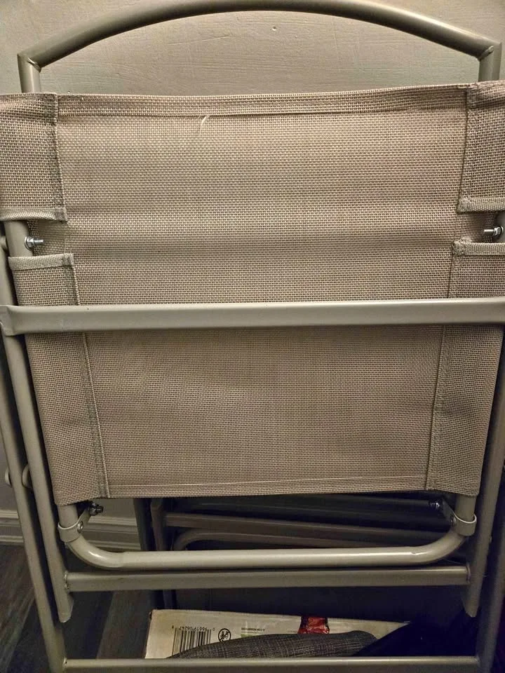 Outsunny Patio Dining Set of 6 foldable chair