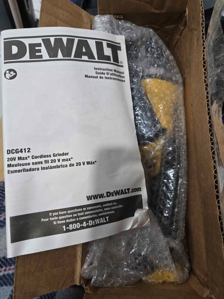 Dewalt DCG412 20V MAX* 4-1/2” Grinder (Tool Only), Yellow - photo 2