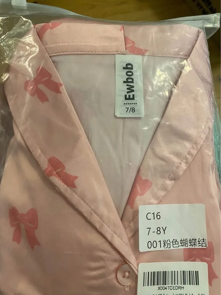 BRAND NEW Silk Pajamas for Girls image indicator(2)