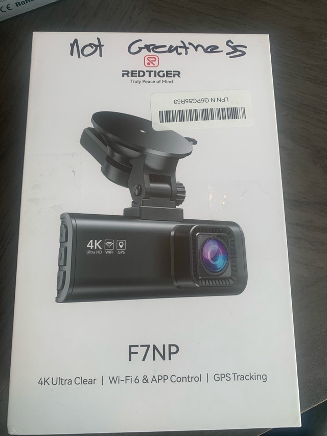 REDTIGER F7N 4K Dual Dash Cam