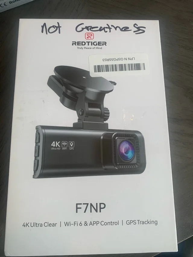 REDTIGER F7N 4K Dual Dash Cam
