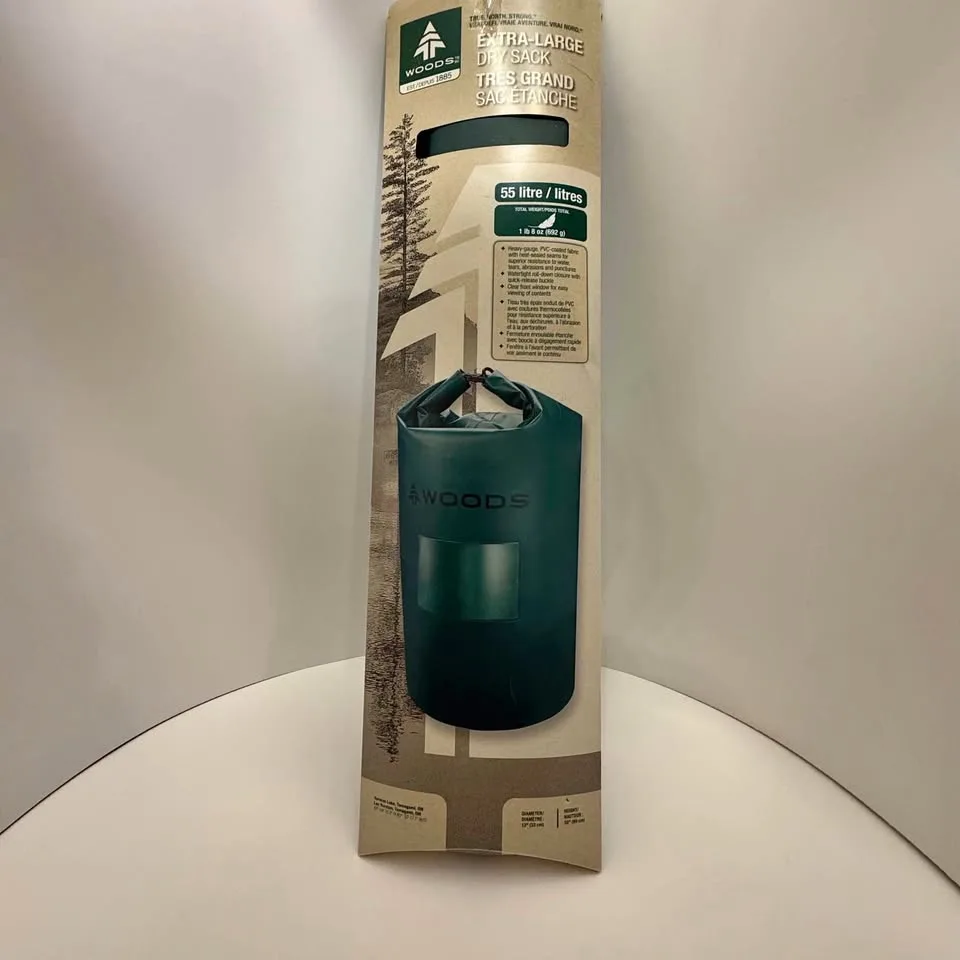 NEW in BOX - EXTRA LARGE "WOODS" 55 litre Dry sack