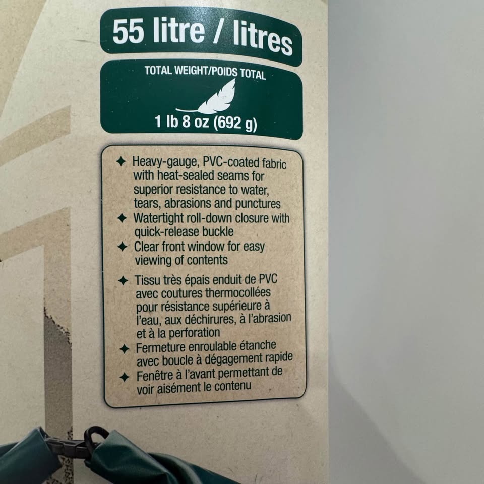 NEW in BOX - EXTRA LARGE "WOODS" 55 litre Dry sack - photo 3