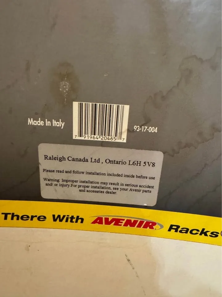 AVENIR Discovery Trunk Rack III, a car-mounted bicycle carrier image indicator(3)