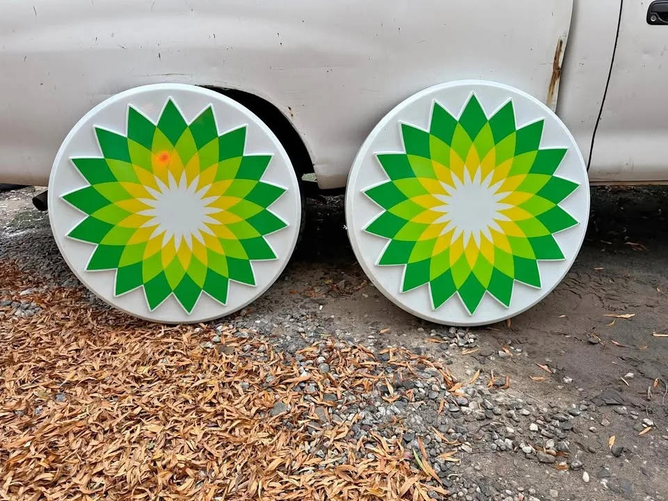 BP Logo Gas Station